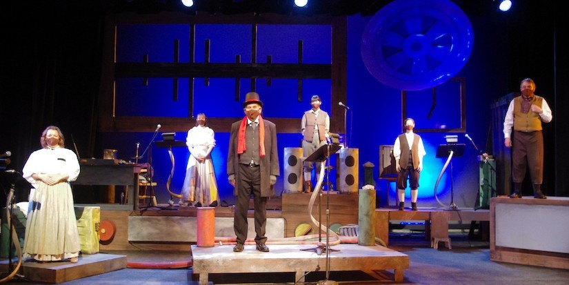 Virtual radio play seems suited to online performance